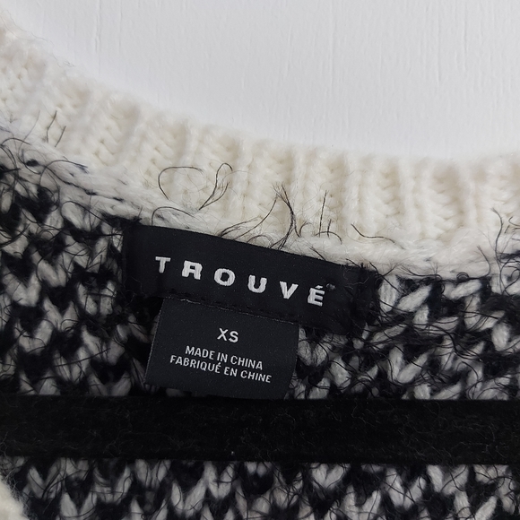 Trouve Ombre V Neck Sweater Sz Xs - Picture 4 of 7